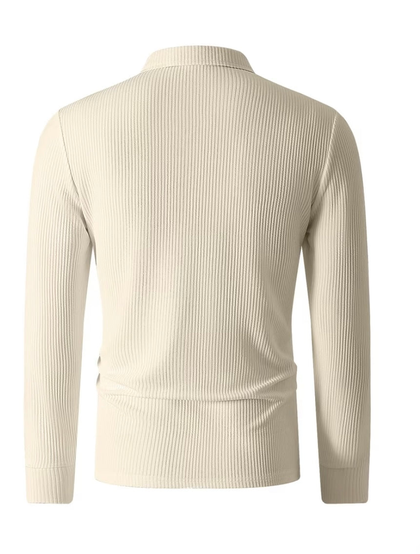 Ribbed Signatured Polo
