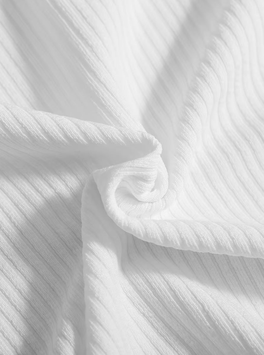 Ribbed Signatured Polo